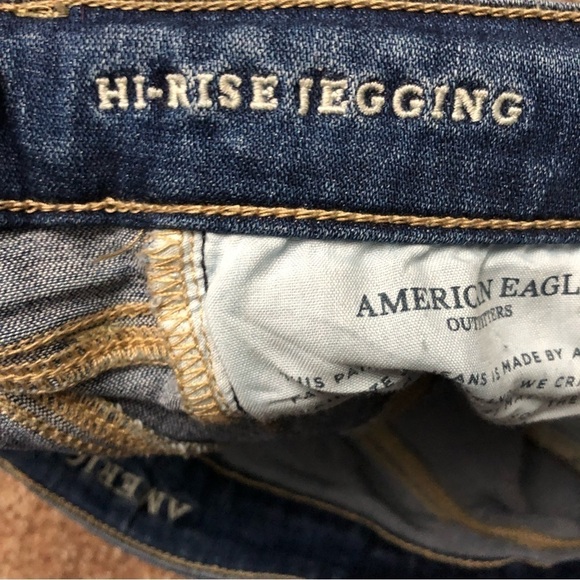 American Eagle Women’s Super Stretch‎ X Distressed Hi Rise Jegging Size 2 Short - Picture 4 of 5